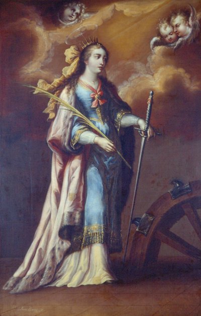 Saint Catherine of Alexandria by Juan Correa de Vivar